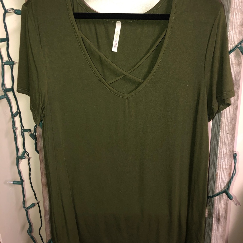 Army green Tee